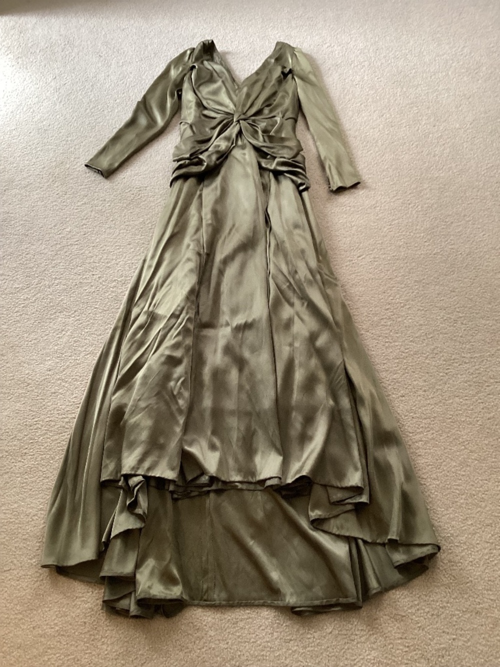 Marc Jacobs olive green evening gown size SM